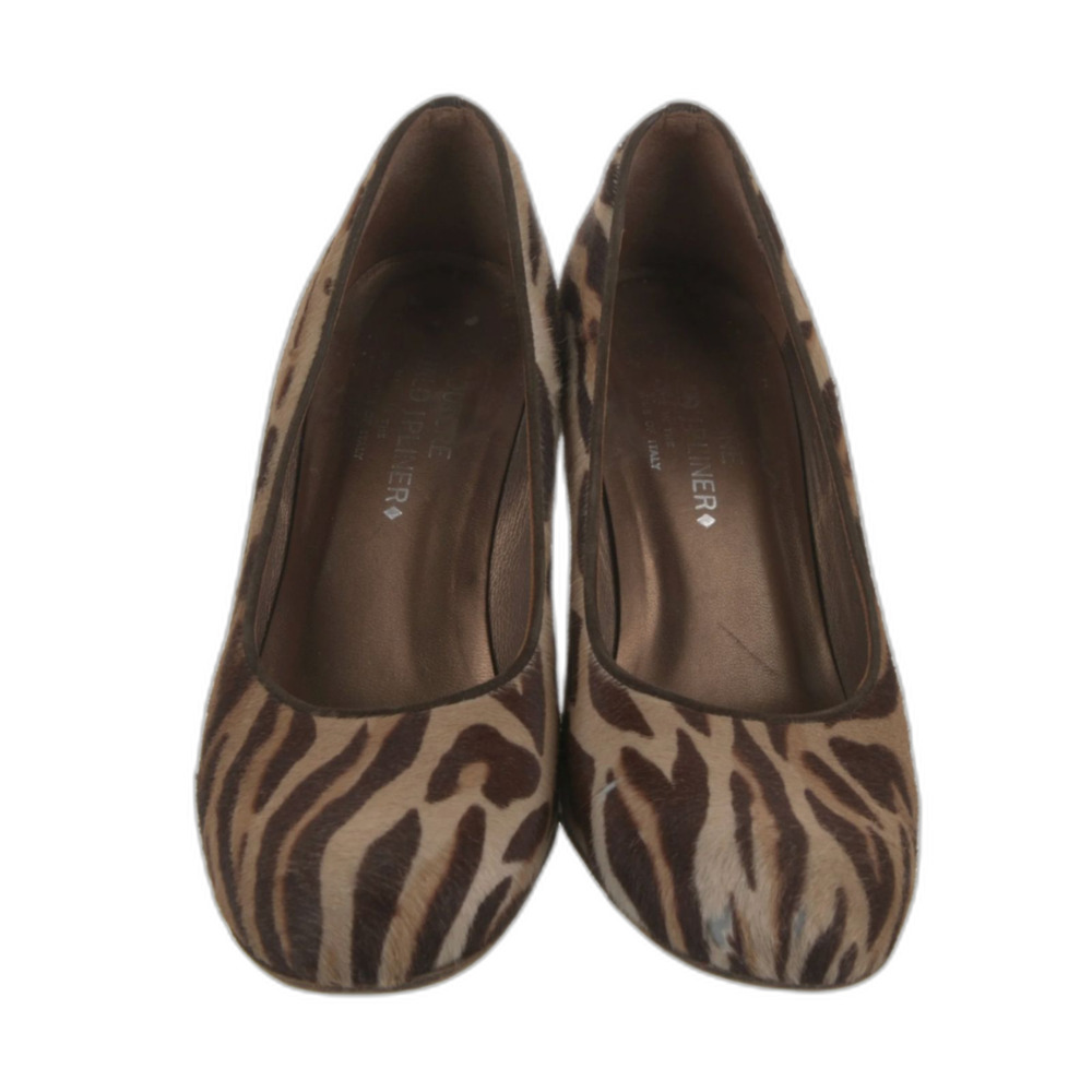 Vintage Donald Pliner Ponyhair Leopard Heels